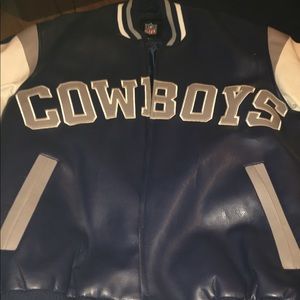 Vintage NFL leather jacket